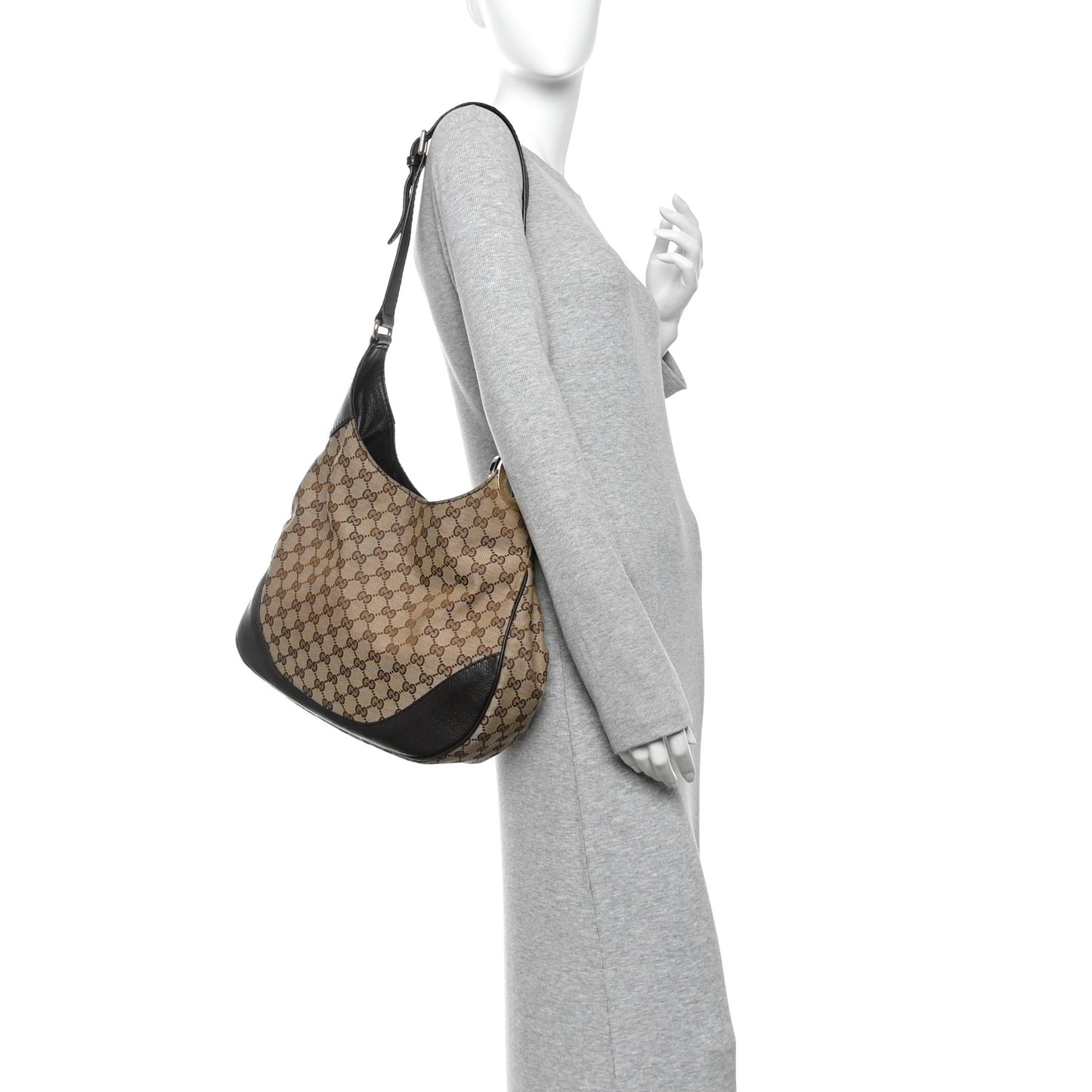 Monogram Medium Charlotte Hobo Brown