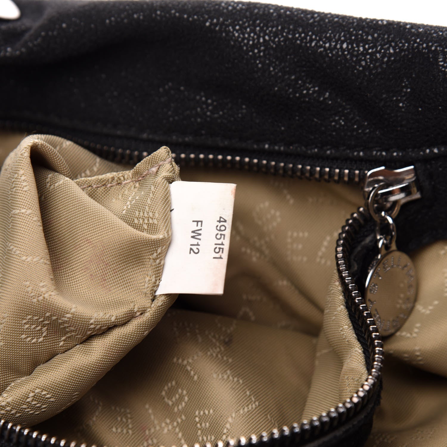 Stella McCartney Shaggy Deer Small Falabella Tote Black 7 of 12