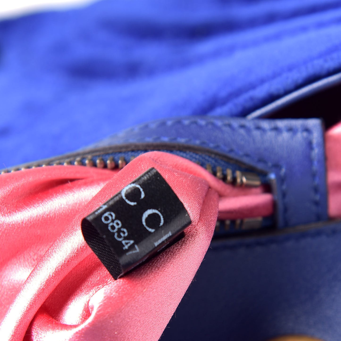 Velvet Matelasse Small GG Marmont Shoulder Bag Cobalt Blue