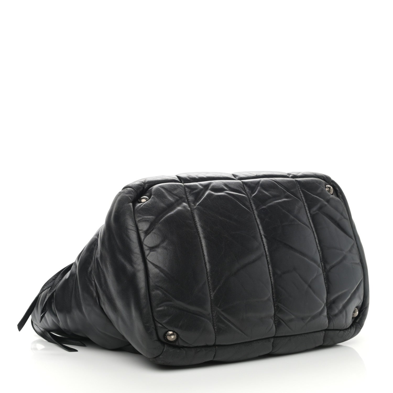 Prada Nappa Bomber Tote Black 3 of 9