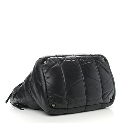Prada Nappa Bomber Tote Black 3 of 9