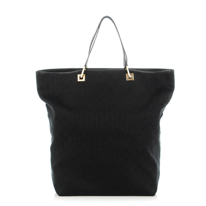 Gucci Monogram Large Bucket Tote Black 1 of 7