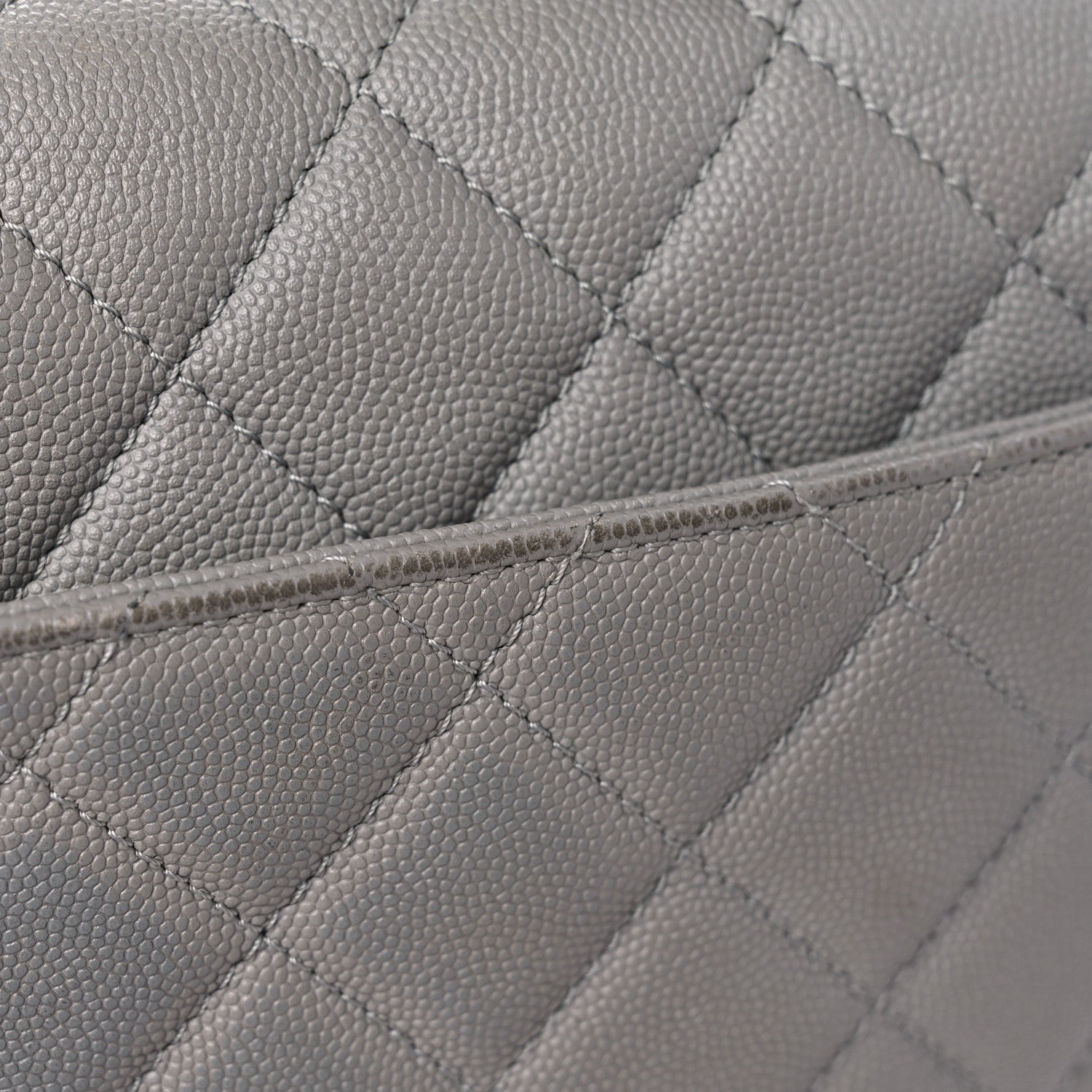 Chanel Caviar Quilted Large Business Affinity Flap Grey 17 of 23