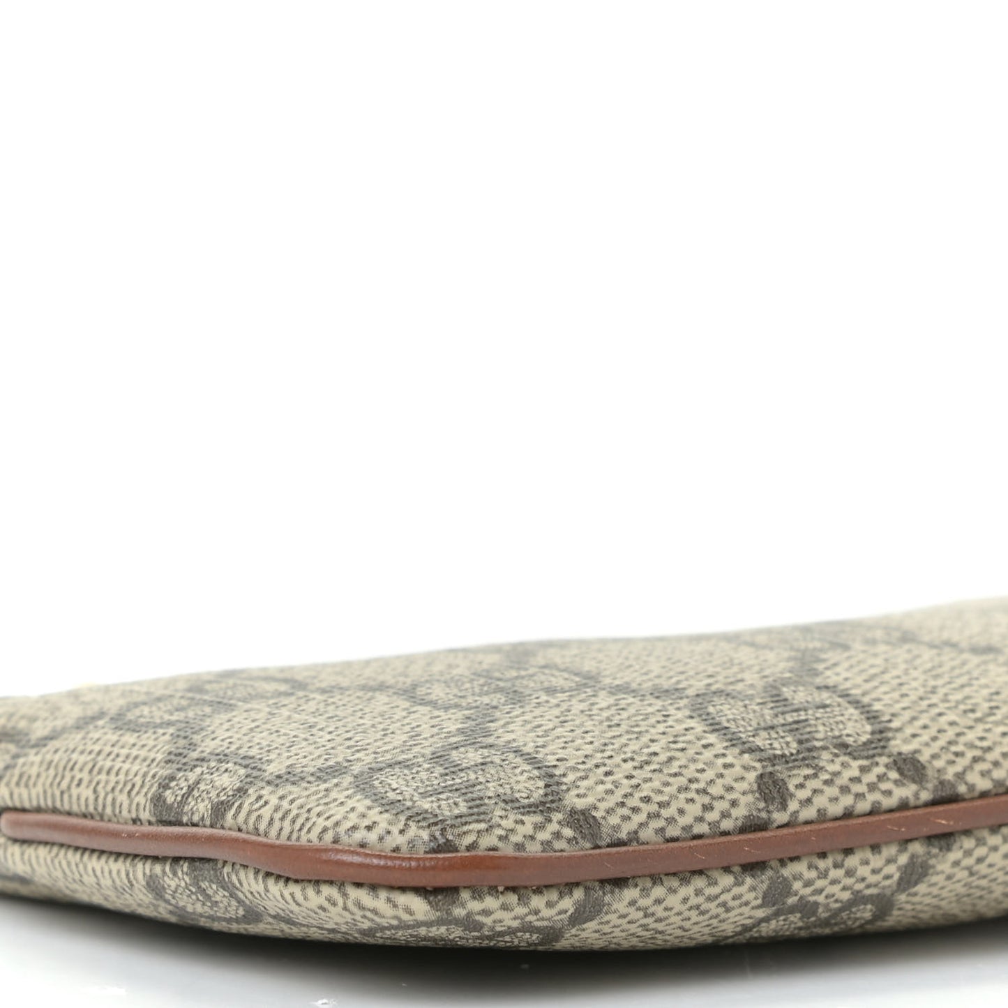 GG Supreme Monogram Key Case Beige Ebony Cuir