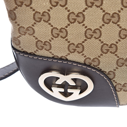 Gucci Monogram Small Lovely Heart Messenger Dark Brown 12 of 13