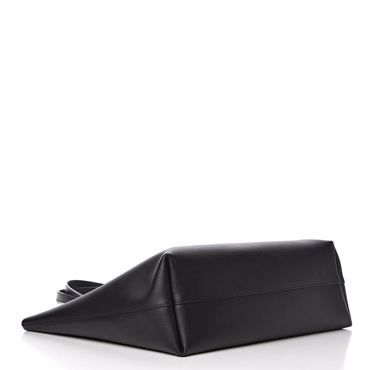 Calfskin Large Shopping Tote Black