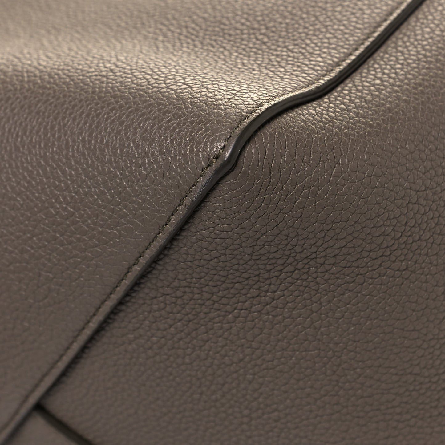 Soft Grained Calfskin Small Belt Cabas Phantom Taupe