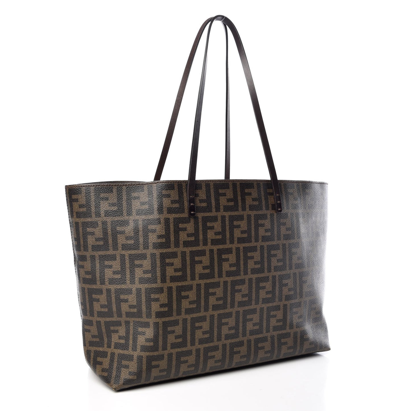 Zucca Spalmati Medium Roll Tote Tobacco Moro