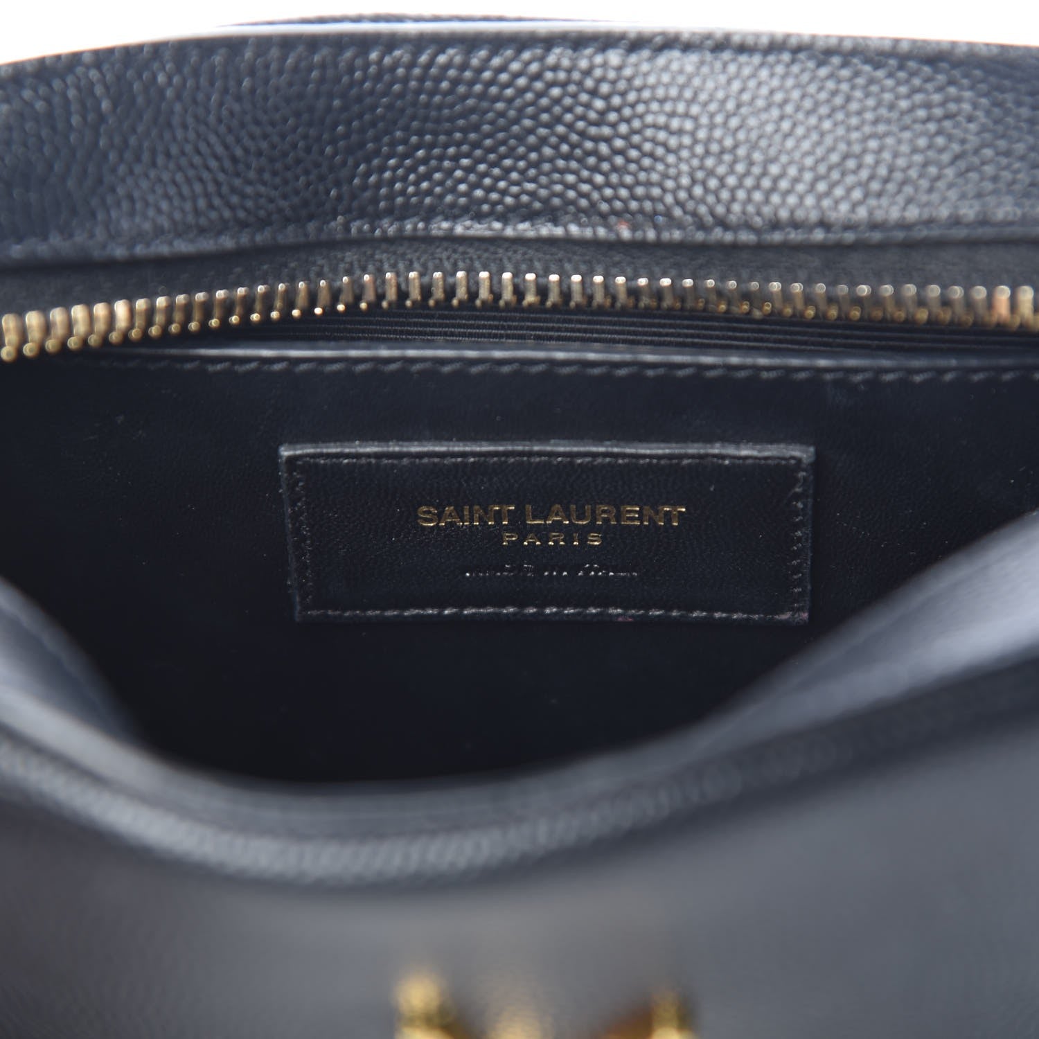 Saint Laurent Grain De Poudre Small Classic Monogram Camera Bag Black 6 of 9