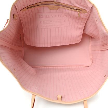 Louis Vuitton Damier Azur Neo Neverfull GM Rose Ballerine 4 of 4