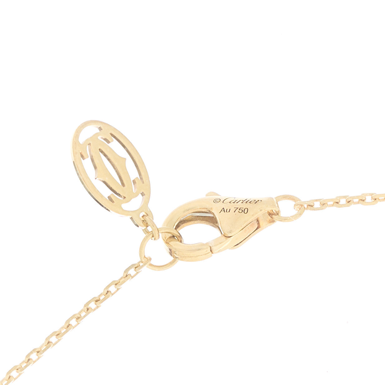 Cartier 18K Yellow Gold Diamond XS D'Amour Pendant Necklace 4 of 4