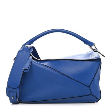 Loewe Calfskin Medium Puzzle Bag Electric Blue 1 of 8