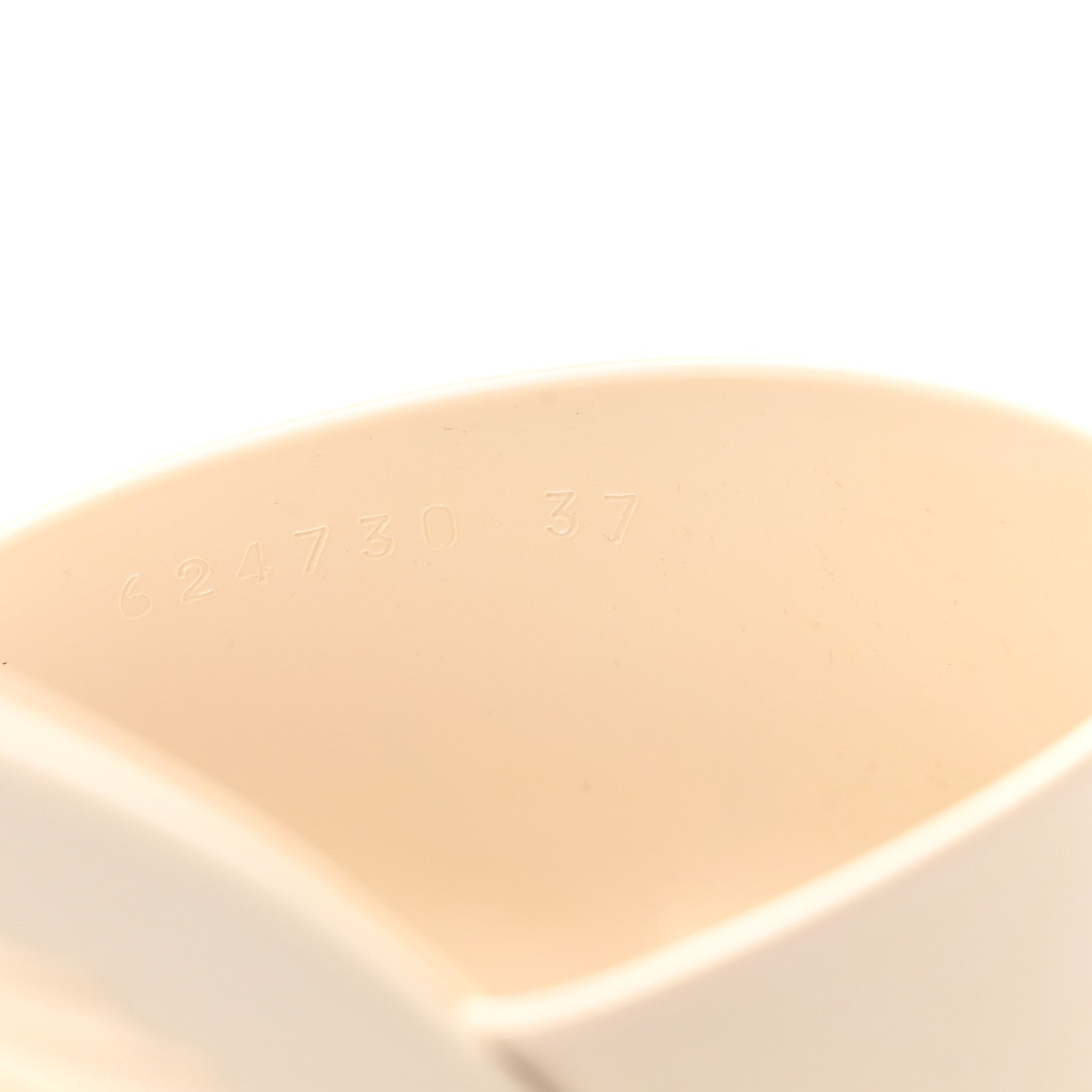 Gucci Rubber Gucci Logo Womens Platform 20/60mm Slide Sandals 37 Mystic White 8 of 8