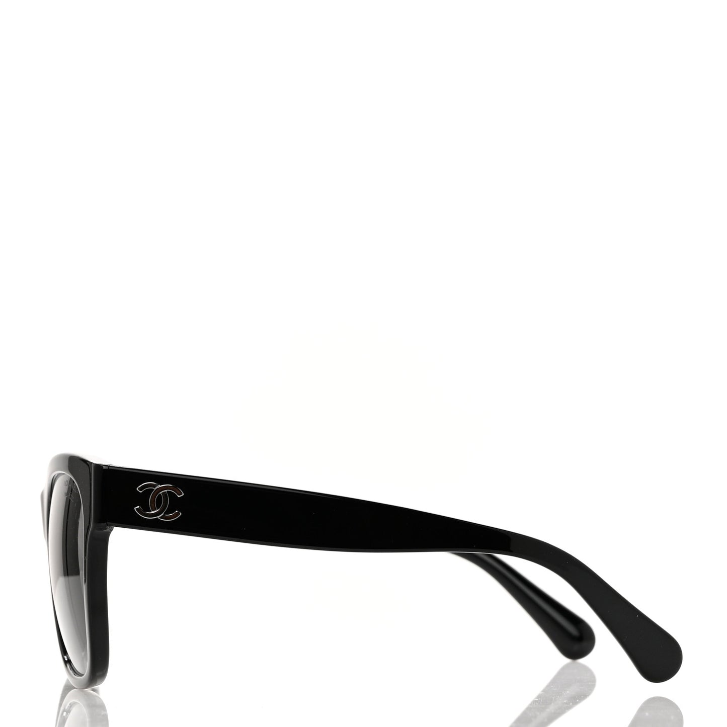 Acetate Square CC Sunglasses 5380 Black