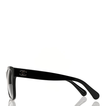 Chanel Acetate Square CC Sunglasses 5380 Black 3 of 6
