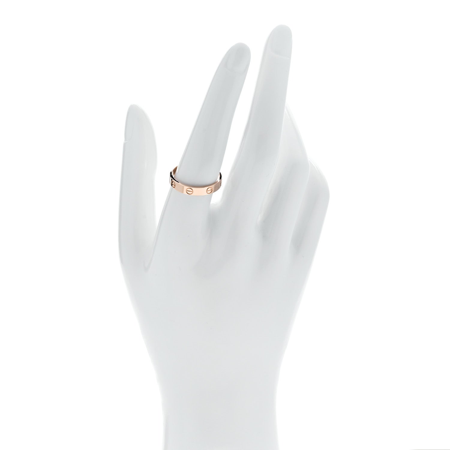 Cartier 18K Pink Gold 3.5mm LOVE Wedding Band Ring 57 8 2 of 5