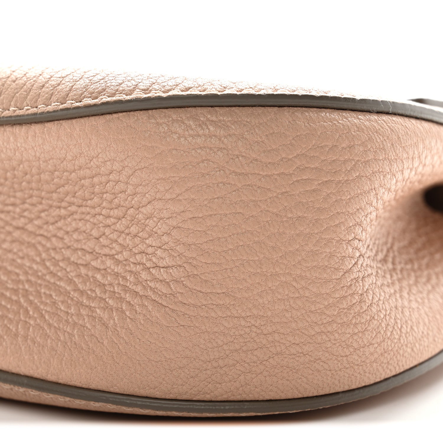 Chloe Grained Lambskin Mini Drew Shoulder Bag Cement Pink 9 of 9