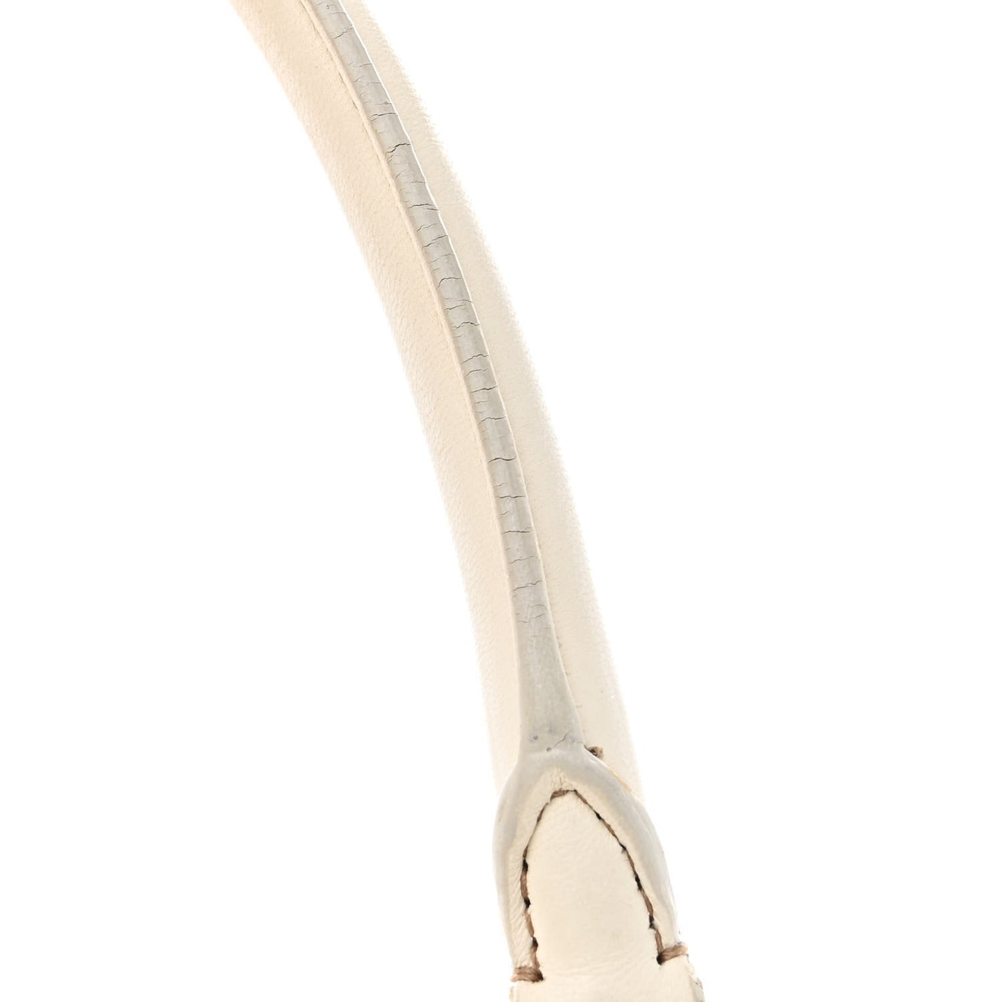 Nappa Gaufre Shopping Satchel White