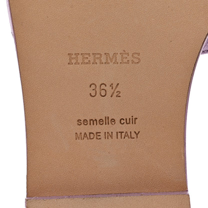 Hermes Epsom Oran Sandals 36.5 Violet Amethyste 8 of 8
