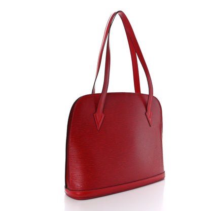 Louis Vuitton Epi Lussac Castillan Red 3 of 8