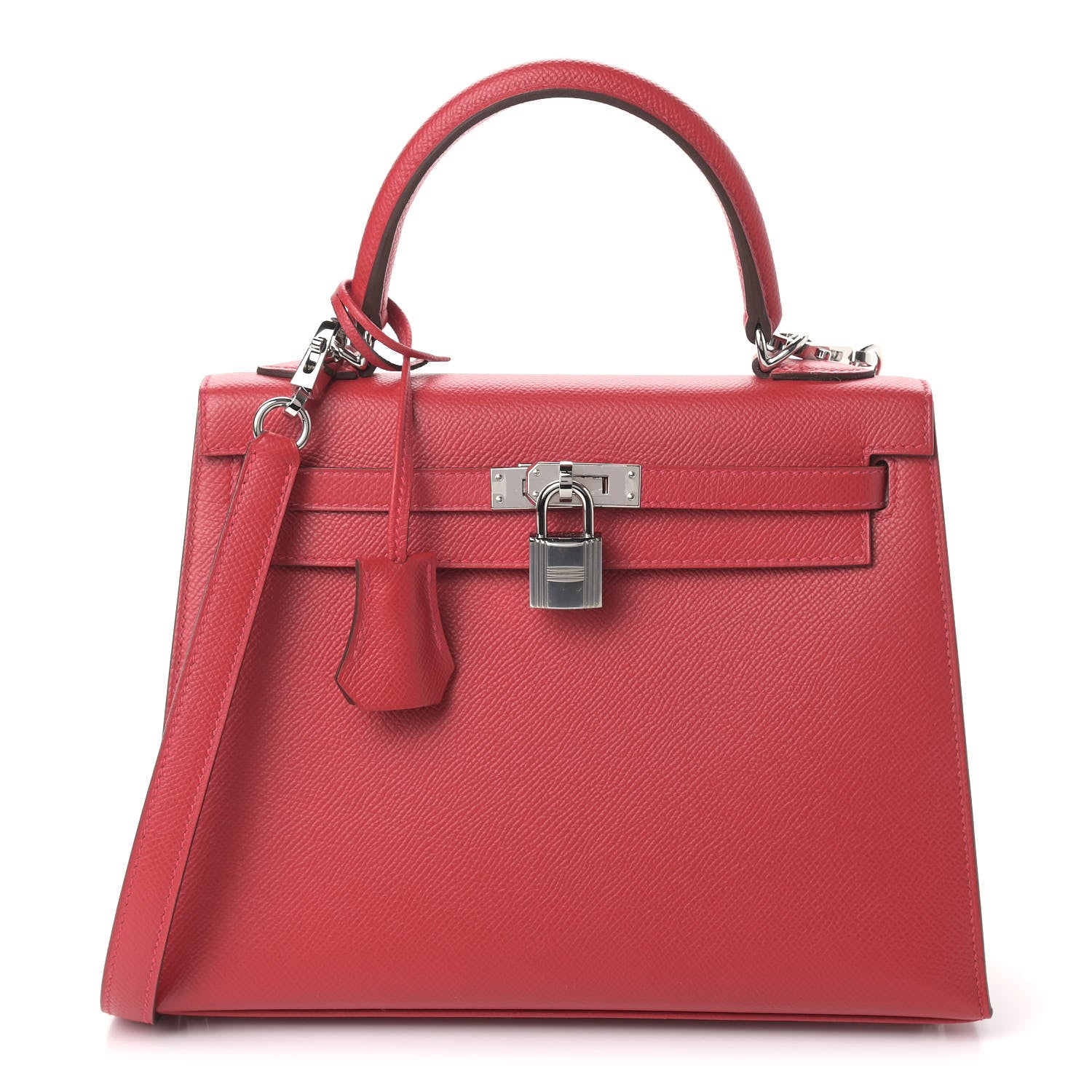 Hermes Epsom Kelly Sellier 25 Rouge Casaque 1 of 11