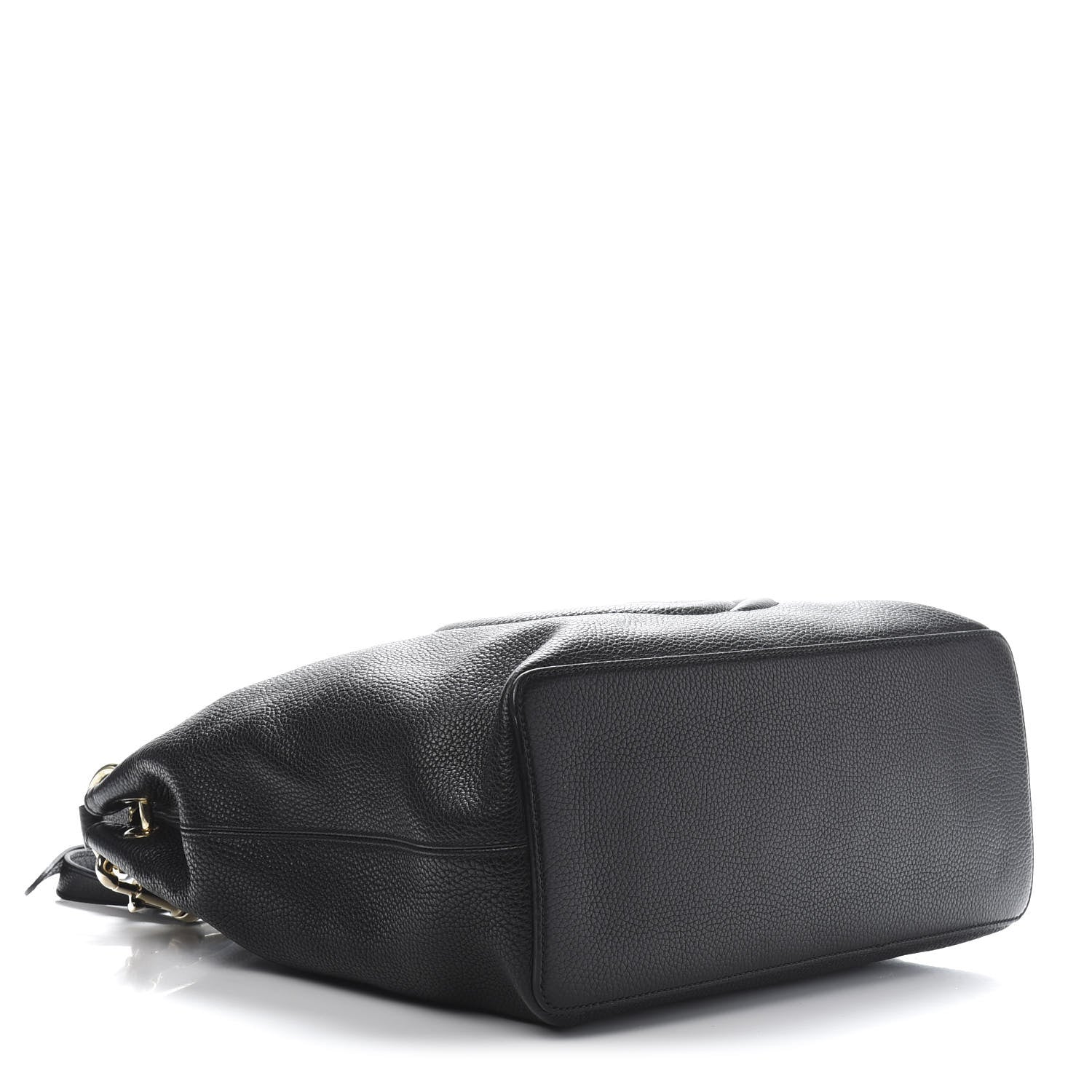 Gucci Pebbled Calfskin Large Soho Hobo Black 4 of 12