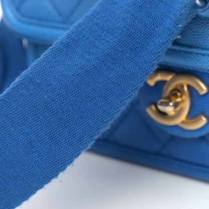 Chanel Caviar Quilted Small Sunset On The Sea Flap Blue 11 of 14