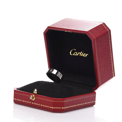 Cartier 18K White Gold 5.5mm LOVE Ring 52 6 5 of 5