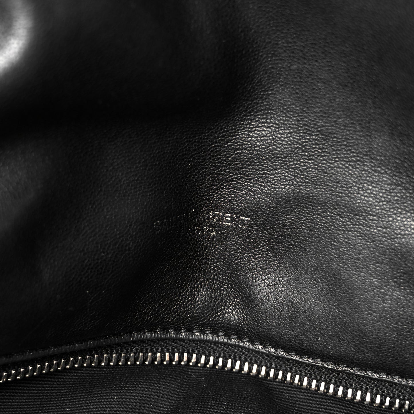 Lambskin Quilted Medium Loulou Puffer Monogram Chain Satchel Black