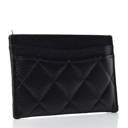 Chanel Caviar Quilted Card Holder Black 3 of 7