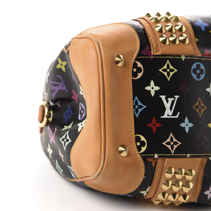 Louis Vuitton Monogram Multicolor Courtney MM Black 6 of 12