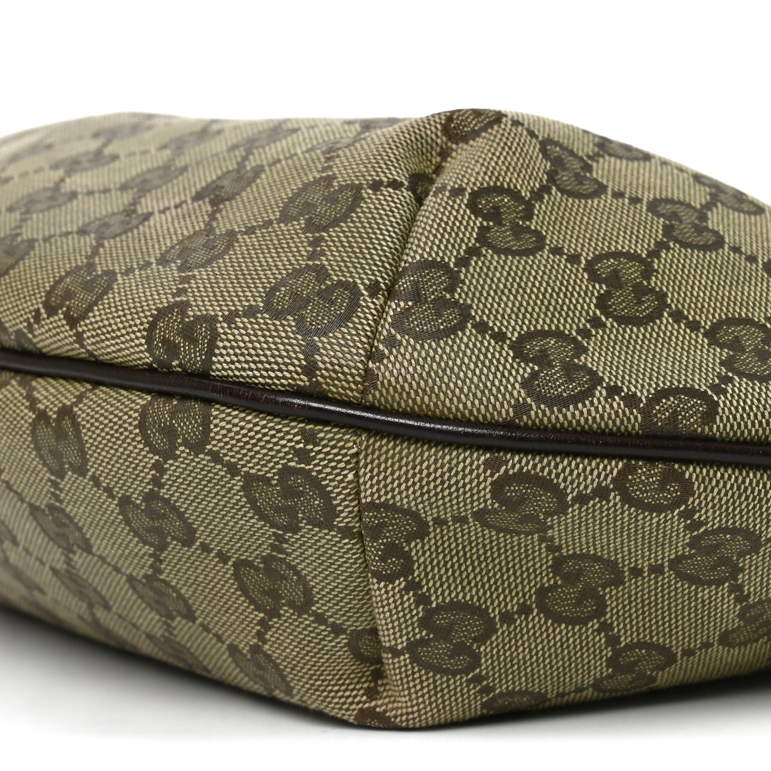 Gucci Monogram Medium Half Moon Hobo Green 10 of 10