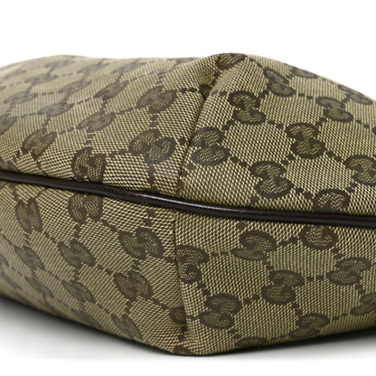 Gucci Monogram Medium Half Moon Hobo Green 10 of 10
