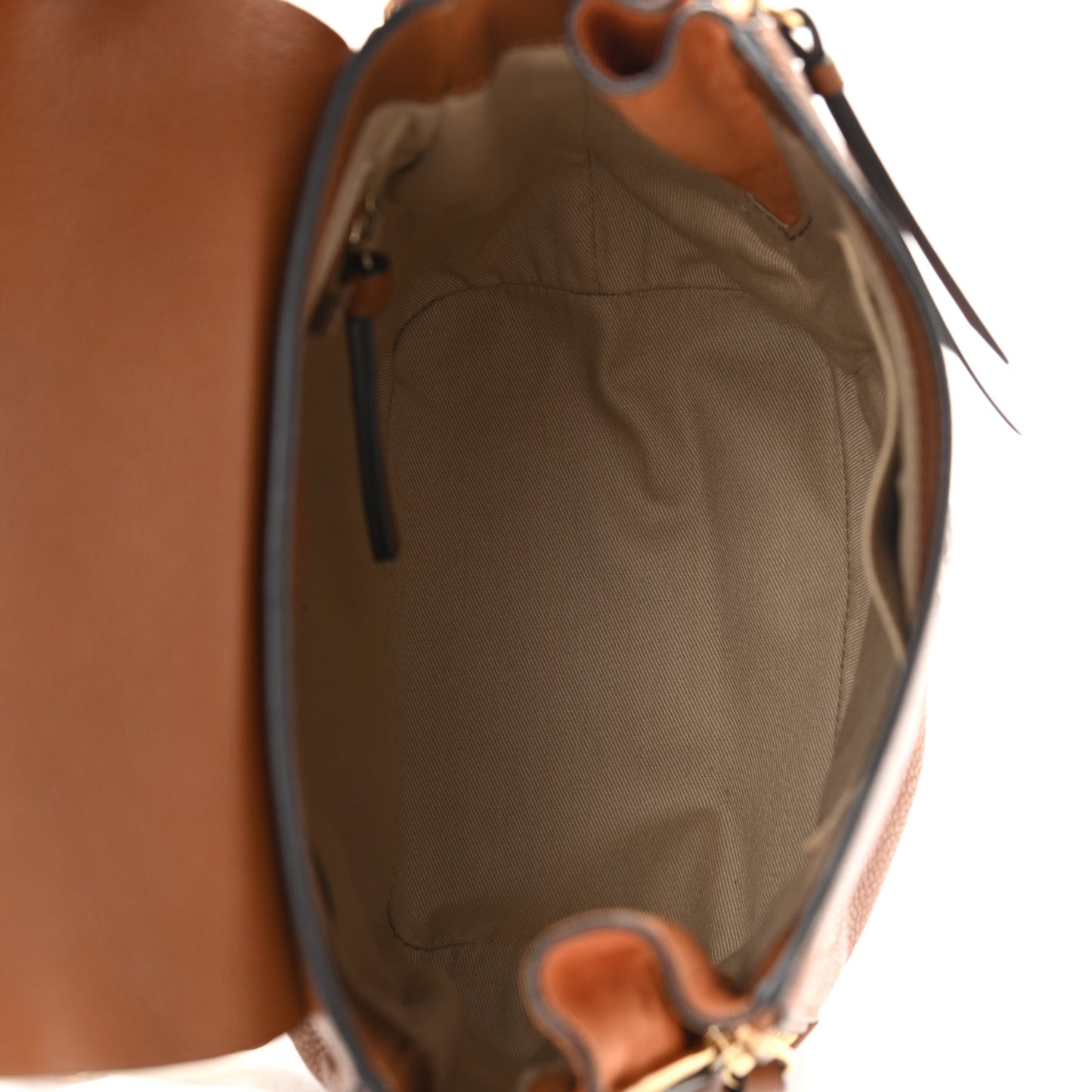Suede Calfskin Medium Faye Backpack Tan
