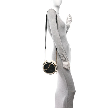 Chanel Crumpled Calfskin Cotton Small En Vogue Round Bag Black 2 of 13