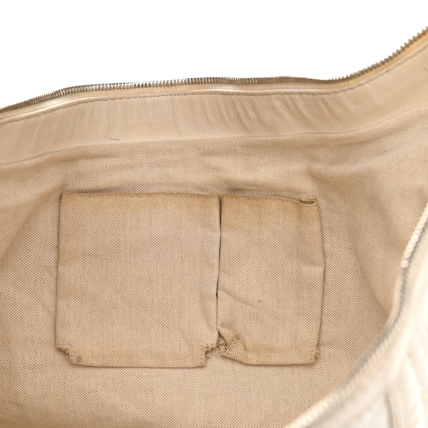 Guccissima Medium Techno Horsebit Hobo White