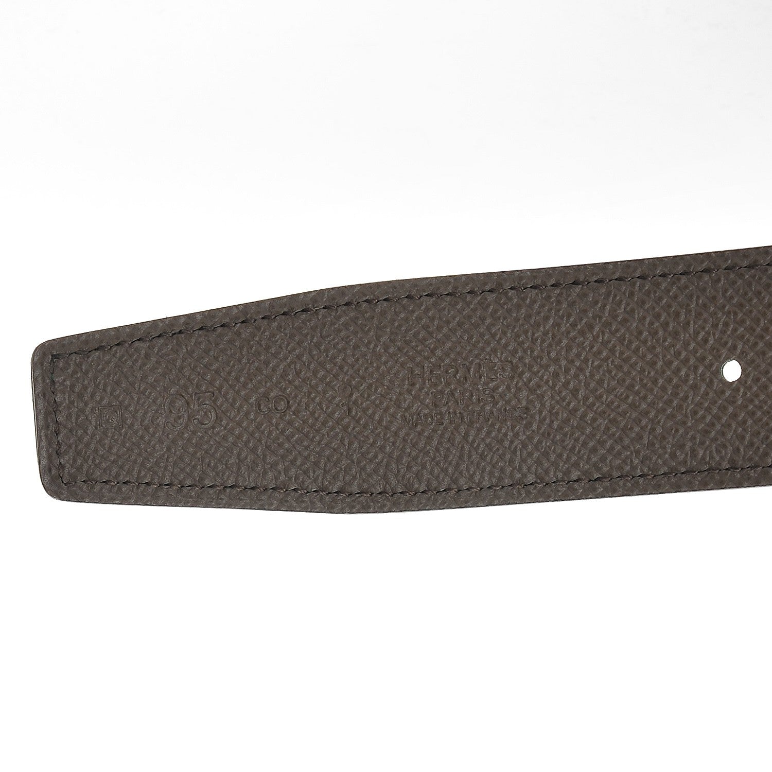 Hermes Swift Epsom 32mm Belt Strap 95 Bambou Etain 5 of 6