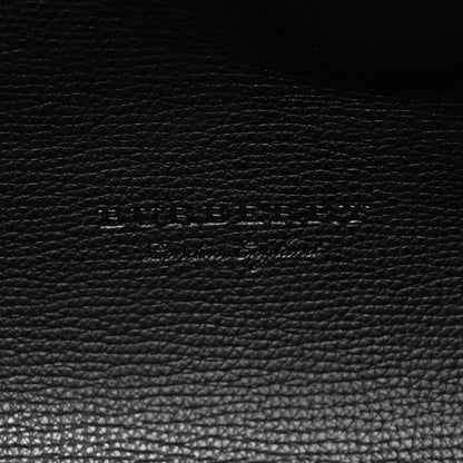 Burberry Grainy Calfskin Haymarket Check Medium Reversible Tote Black 6 of 10