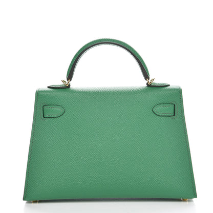 Hermes Epsom Mini Kelly Sellier 20 Cactus 4 of 30