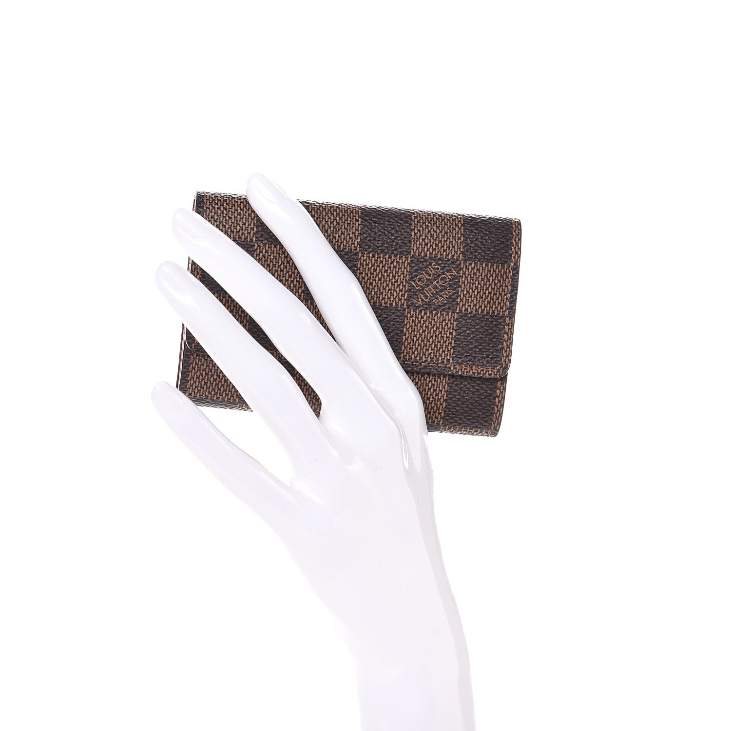 Louis Vuitton Damier Ebene Multicles 6 Key Holder Rose Ballerine 2 of 8