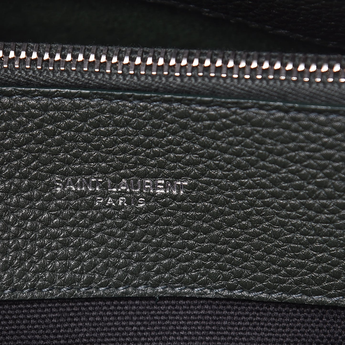 Grained Calfskin Small Supple Sac De Jour Dark Vert