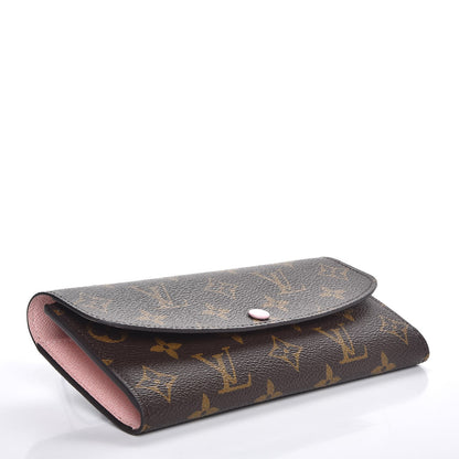 Louis Vuitton Monogram Emilie Wallet Rose Ballerine 4 of 8
