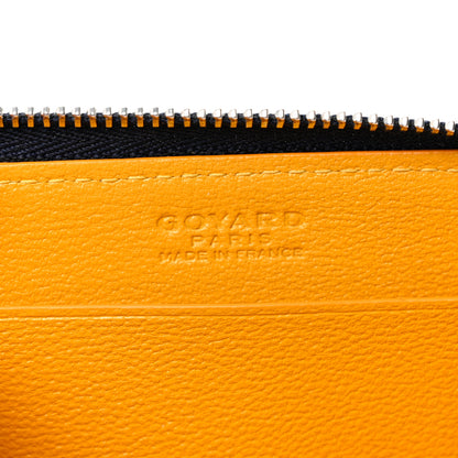Goyard Goyardine Matignon PM Wallet Navy 6 of 6