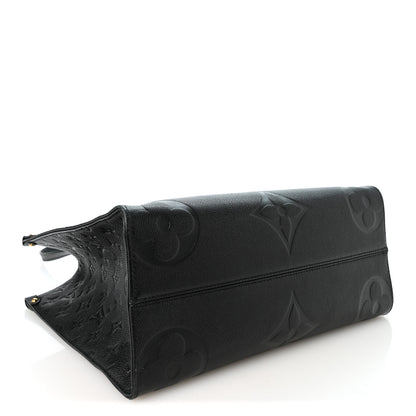 Louis Vuitton Empreinte Monogram Giant Onthego MM Black 4 of 10