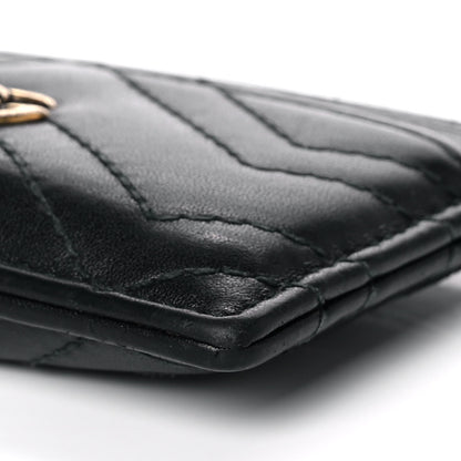 Gucci Calfskin Matelasse GG Marmont Card Holder Black 10 of 14
