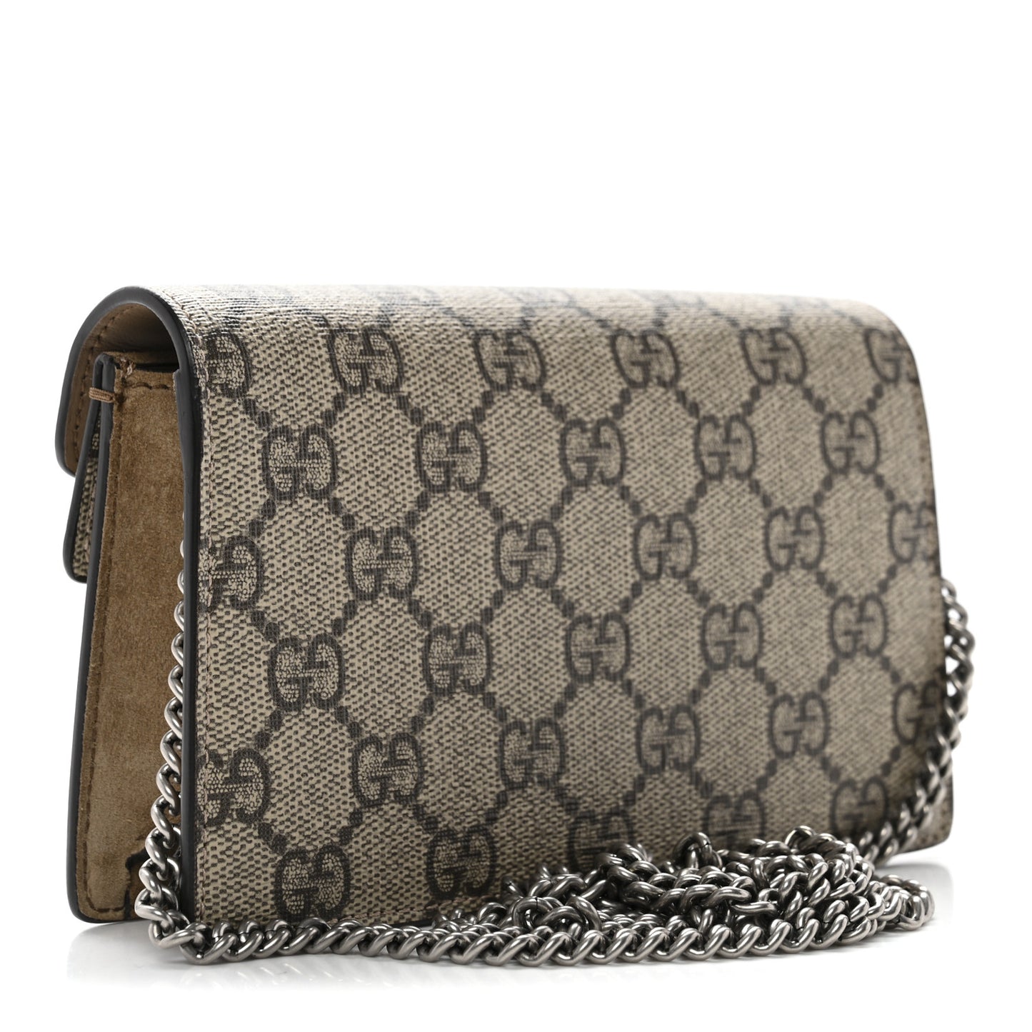 GG Supreme Monogram Super Mini Dionysus Shoulder Bag Taupe