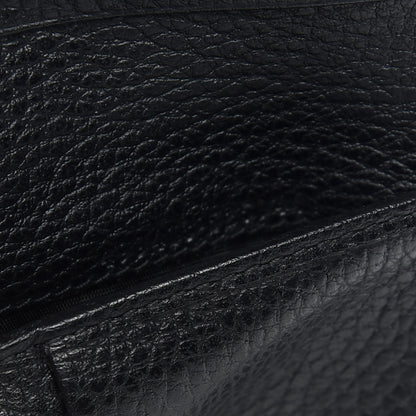 Gucci Pebbled Calfskin Farfalla Card Case Black 7 of 8