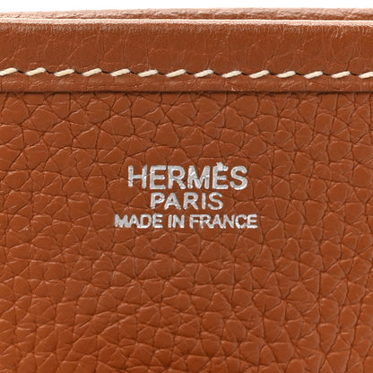 Hermes Taurillon Clemence Evelyne PM Gold 6 of 10