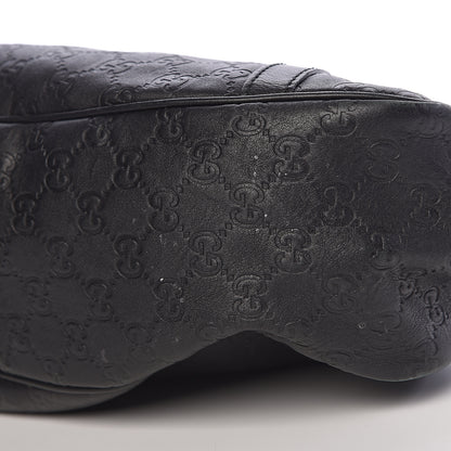 Gucci Guccissima Medium GG Twins Shoulder Bag Black 10 of 12