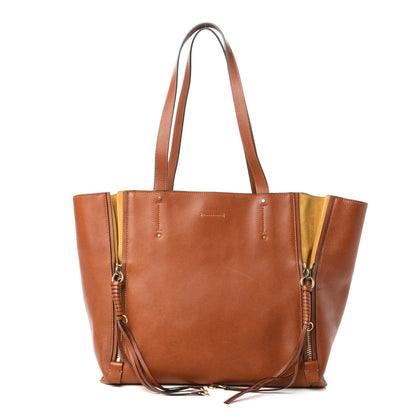 Chloe Smooth Calfskin Medium Milo Shopping Tote Tan 1 of 9